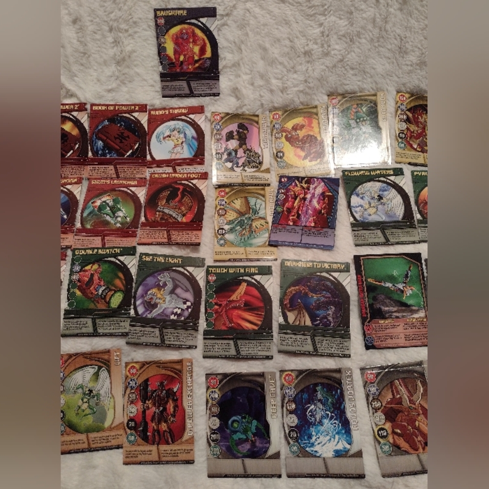 Lot of 41 Vintage Bakugan Battle Brawlers Cards 2008 2009 Magnetic READ - Picture 3 of 4